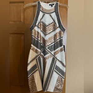Express Size Small fitted sequin dress